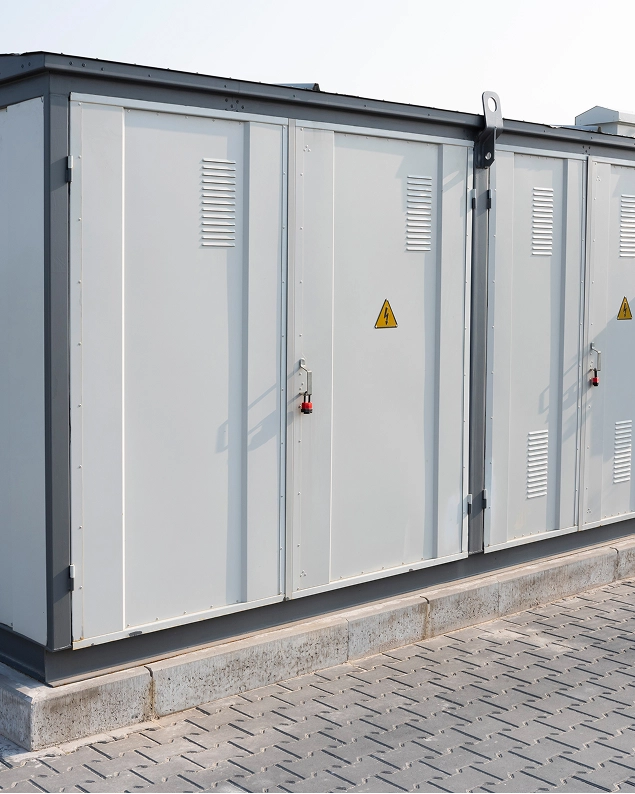 Utility-scale BESS containers